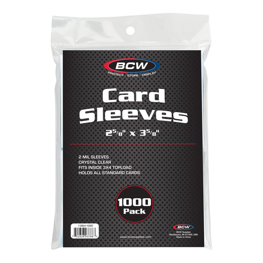 BCW Standard Card Sleeves 1000 Count