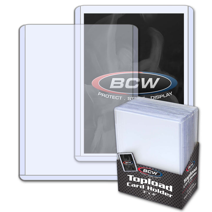 BCW 3x4 Topload Card Holders 35pt (25 Count)
