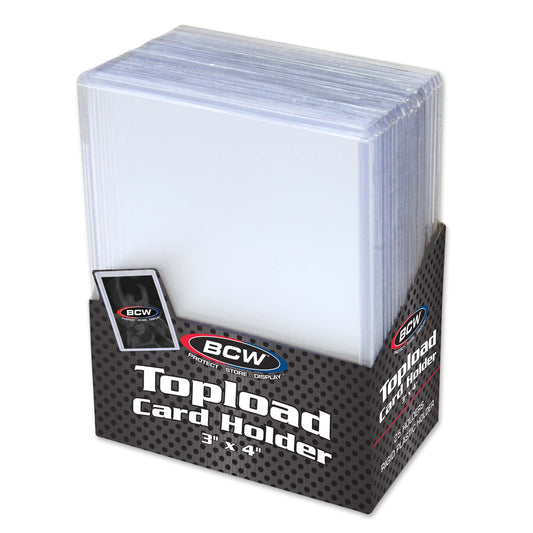 BCW 3x4 Topload Card Holders 35pt (25 Count)
