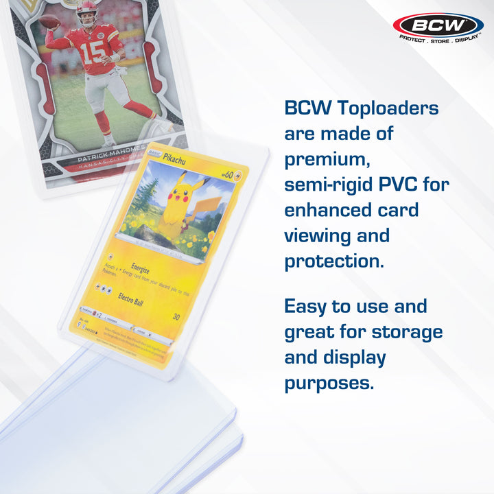BCW 3x4 Topload Card Holders 35pt (25 Count)
